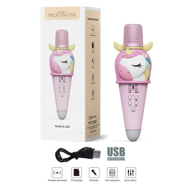 Lovely Unicorn Bluetooth Microphone For Kids product details in Kuwait