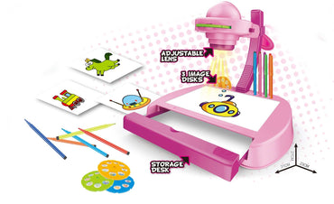 Projector Painting With Light - Pink product details for kids in Kuwait