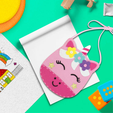 Unicorn Felt Bag Kit sewing kit details – Kuwait