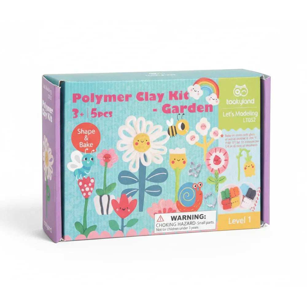 Tookyland polymer clay garden kit with moulds and sculpting tools