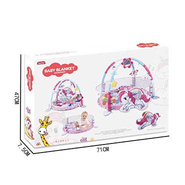 Tummy Time Mat For Floor Activity- Unicorn