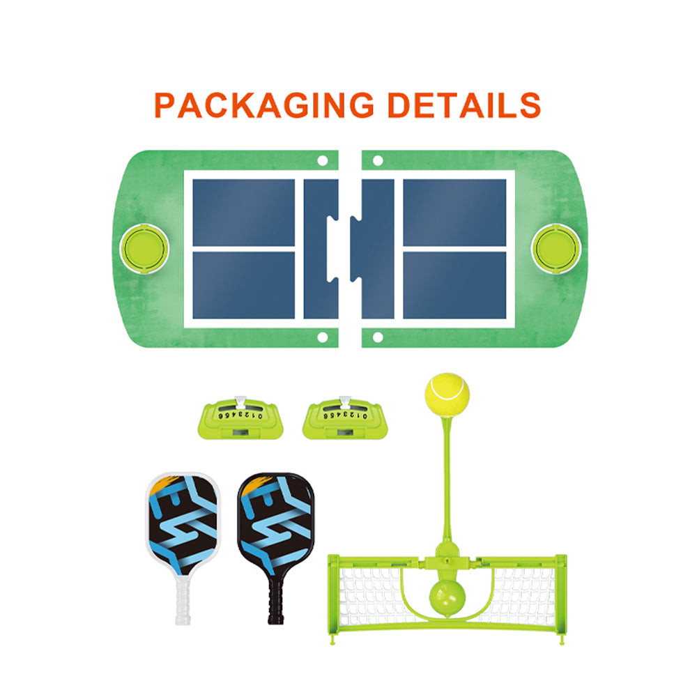 Mini Table Pickleball Board Portable Desktop Pickleball Table