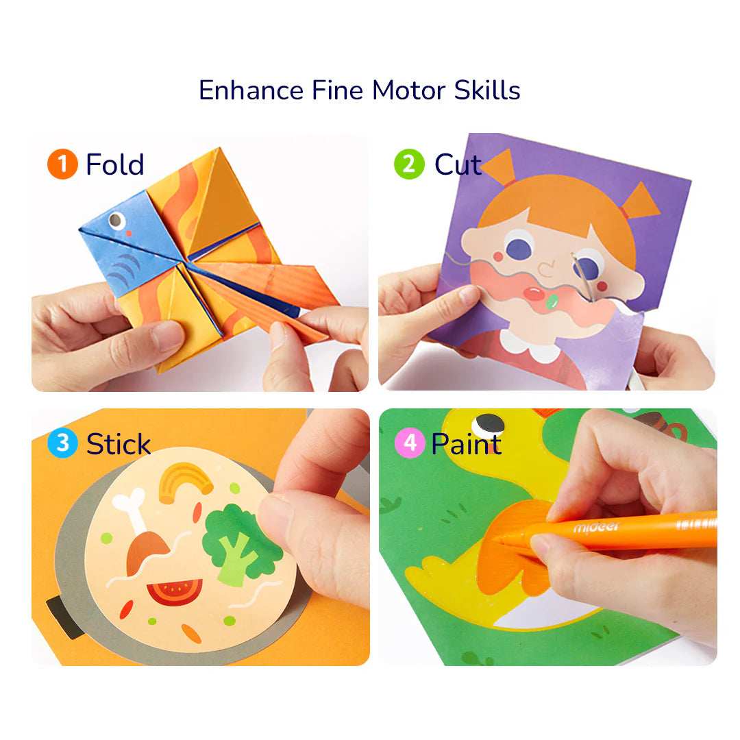 Mideer Level Up Brain Gamebook - Let's Stick Level 3 playtime toy for children in Kuwait