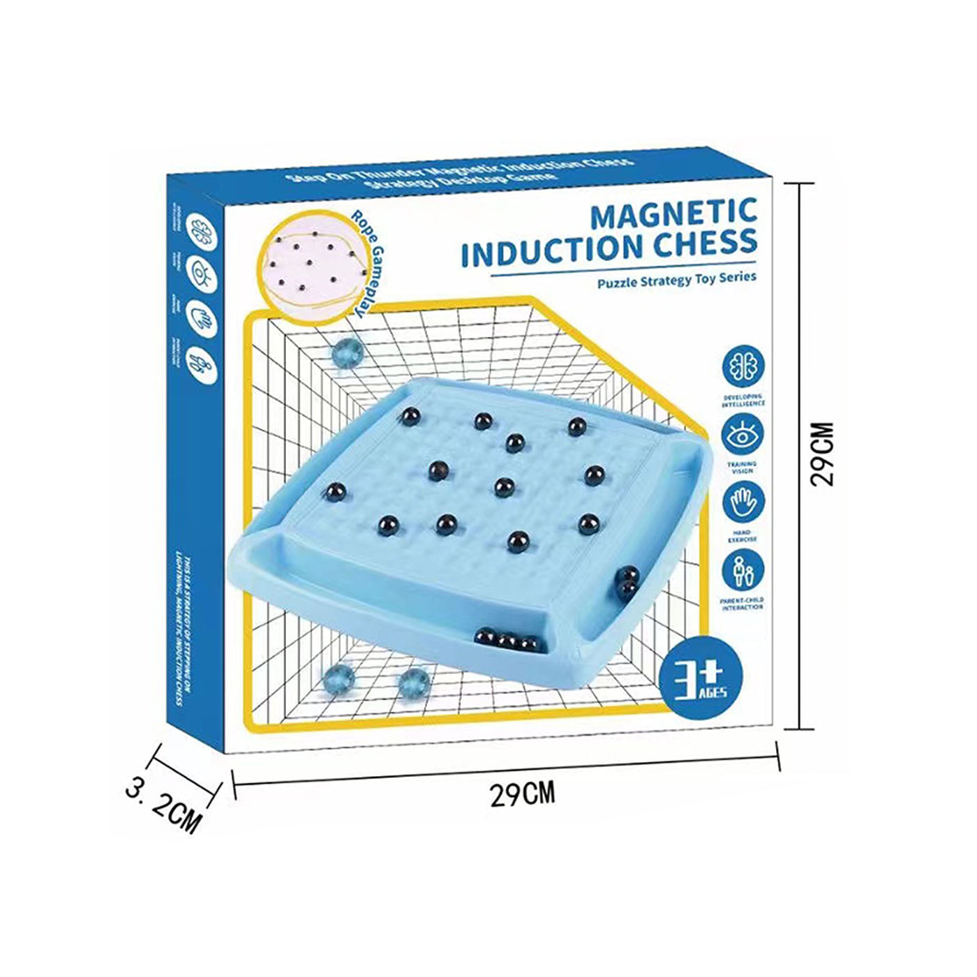 Magnetic Induction Chess 2 In 1 For Kids