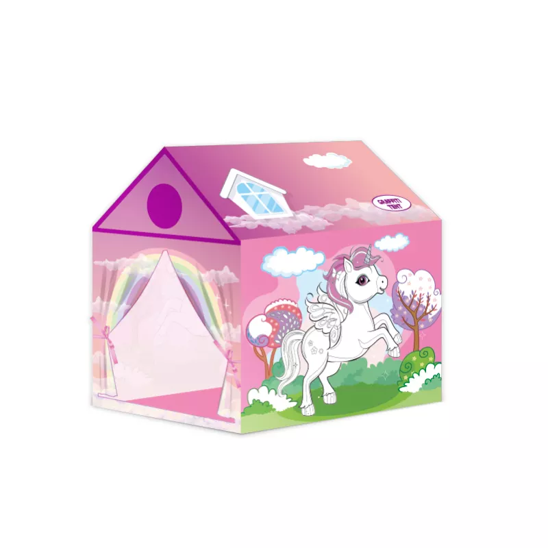 Children Unicorn Doodle Play Tent