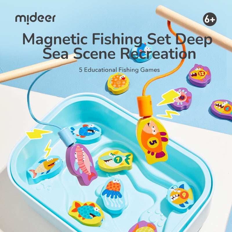 Mideer Magnetic Fishing Toy - Ocean Fishing Expedition gift toy for kids in Kuwait