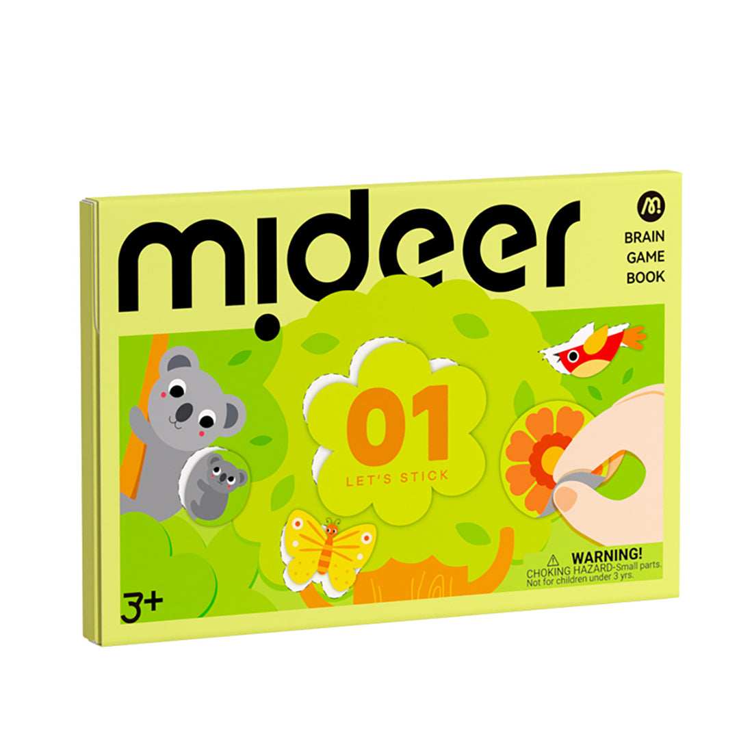 Mideer Level Up Brain Gamebook - Let's Stick Level 1 for kids in Kuwait