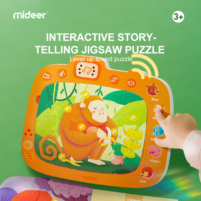mideer Sound Puzzle- A day visit to the Zoo