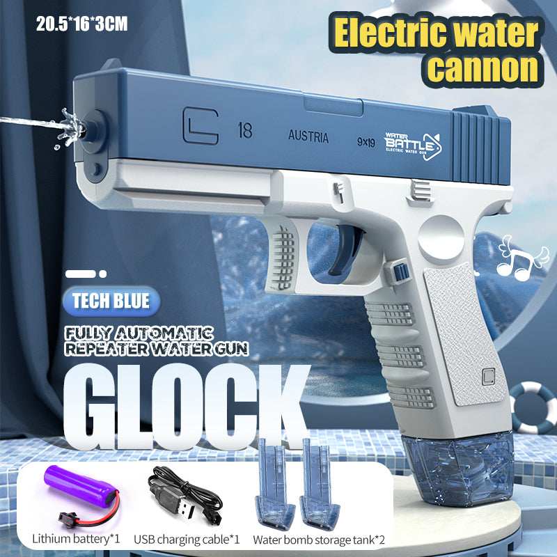 Electric Water Gun Blue Toy for Kids product details in Kuwait