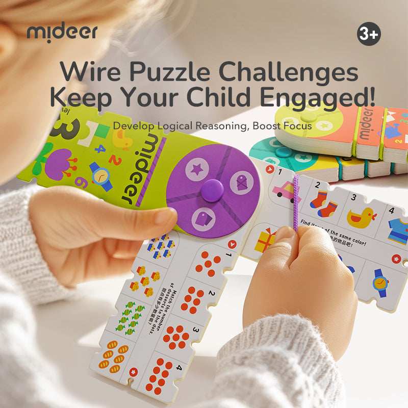 Mideer Match & Connect Playbook gift toy for kids in Kuwait