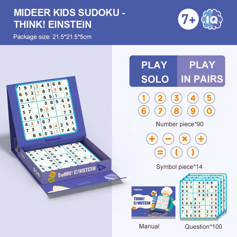 Mideer Sudoku – Think! Einstein kids gift toy in Kuwait