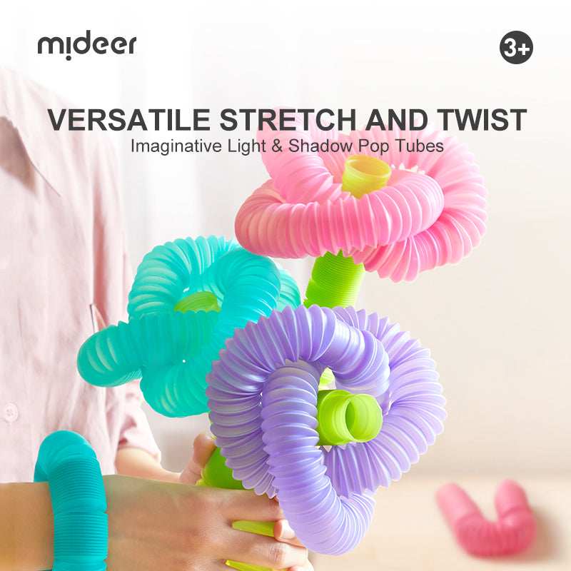 Mideer Glow Pop Tube product details for kids in Kuwait