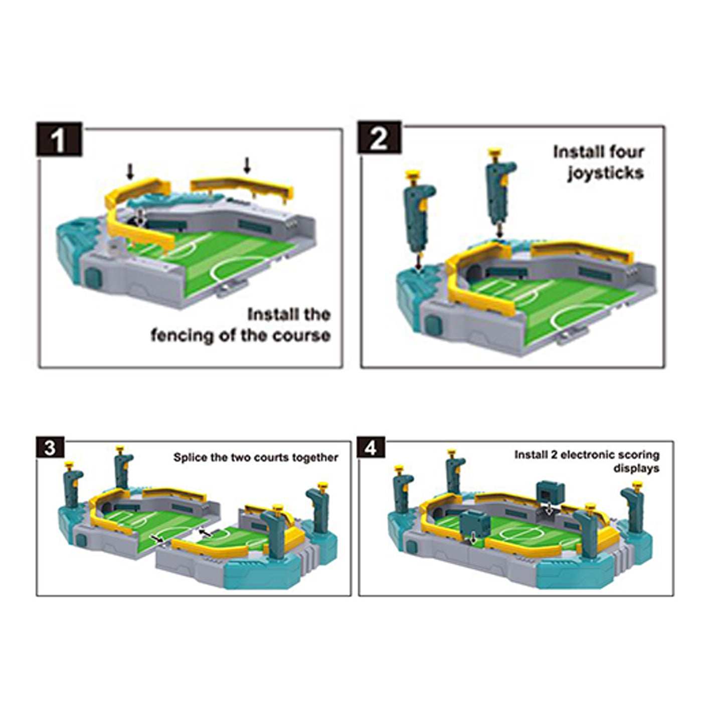 Mini Interactive Football Table Game product details for kids in Kuwait