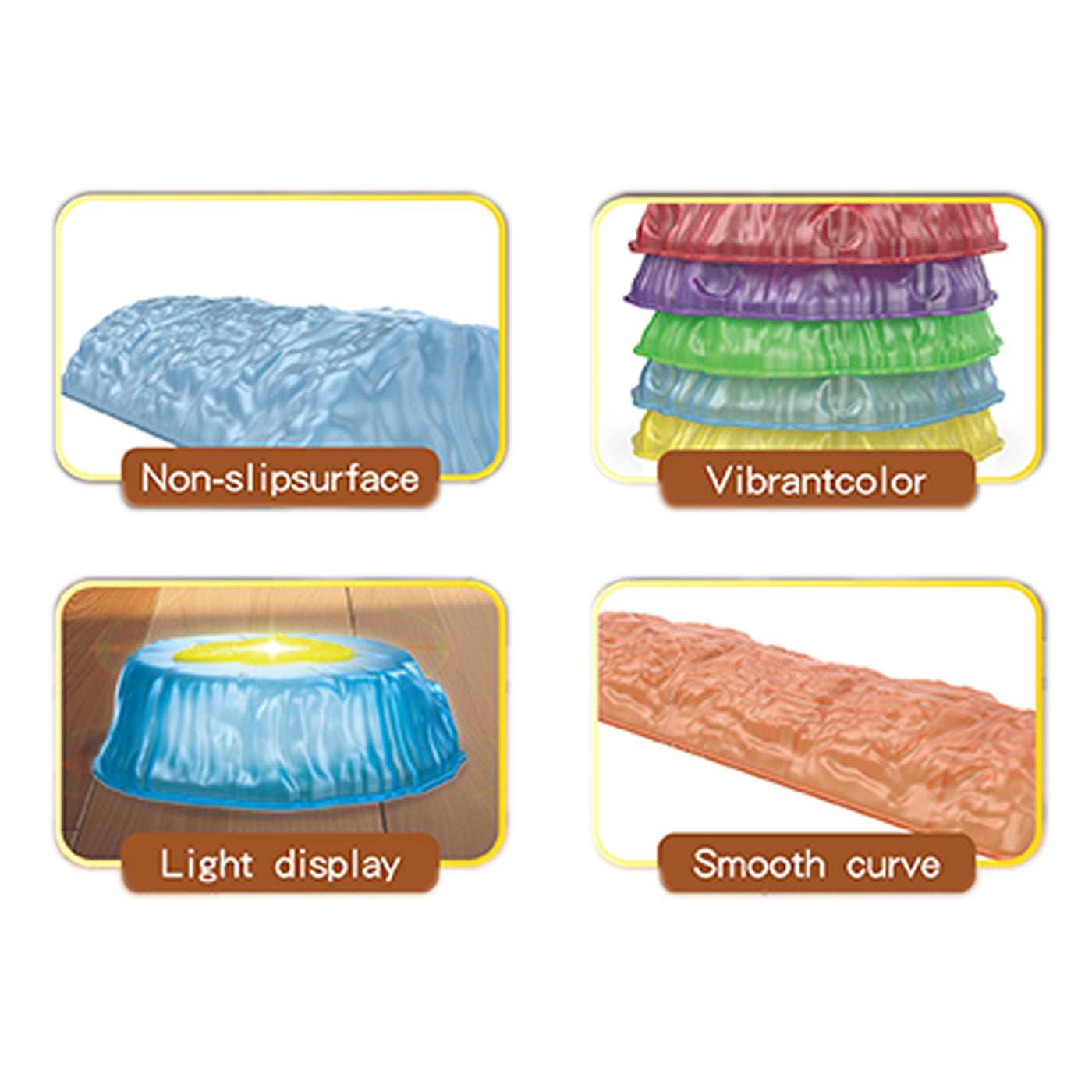 Crossing Stone 8pcs with LED Lights Toy For Kids online toy store product in Kuwait