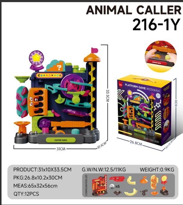 Balls Platform Game Set For Kids