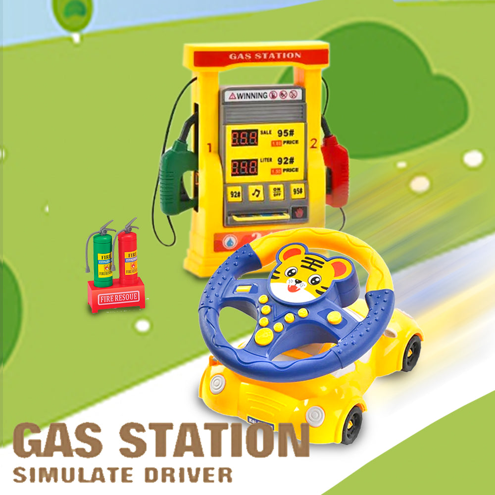 Toy Gas Petrol Station Educational Simulate Driver