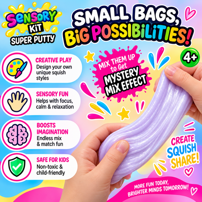 "Paulinda Make Your Own Squish 4-in-1 Super Putty Set "