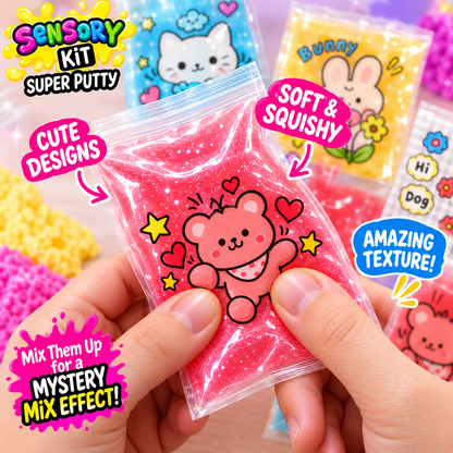 "Paulinda Make Your Own Squish 4-in-1 Super Putty Set "