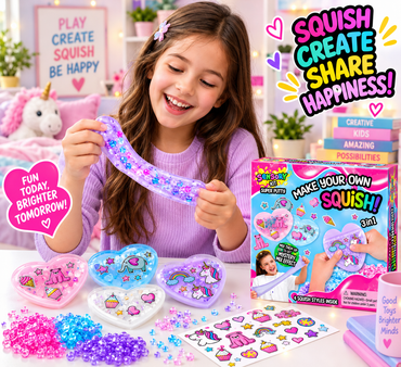 Paulinda Make Your Own Squish! 3-in-1 Super Putty Set