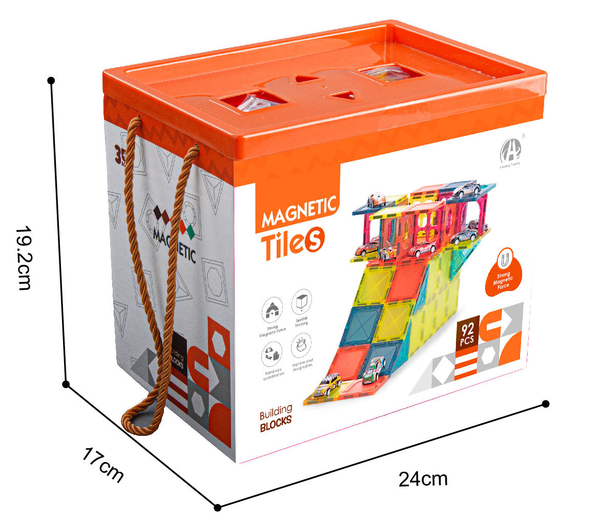 Magnetic Tiles 92 Pcs Set
