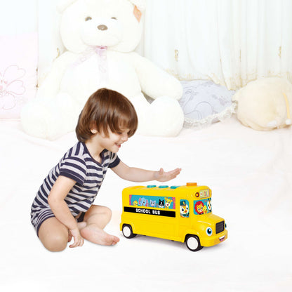 School Bus with Music & Light Musical Toy with Lights for Toddlers product details in Kuwait