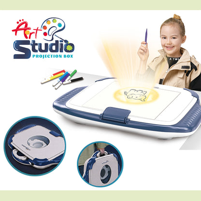 Art Studio Kids Drawing Projector with Light Up Tracking Pad