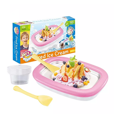 Diy Ice Cream Fired Machine - Pink