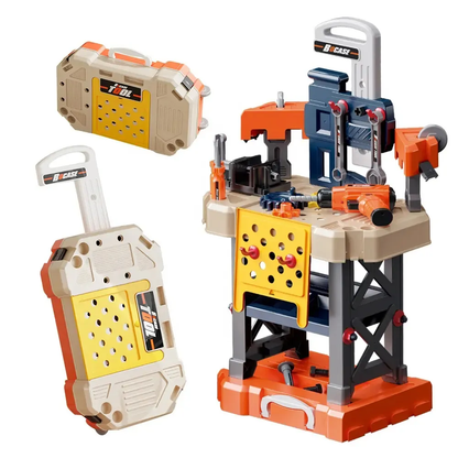 Kids Tool Bench Set With Electric Toy Drill-78pcs