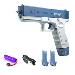 Electric Water Gun Blue Toy for Kids gift toy in Kuwait