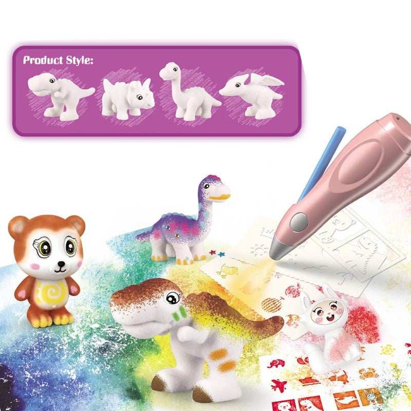 Kids Airbrush Marker Kit – Pink gift toy in Kuwait