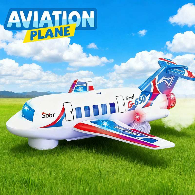 Airplane Toy G-650 with Smoke product details for kids in Kuwait