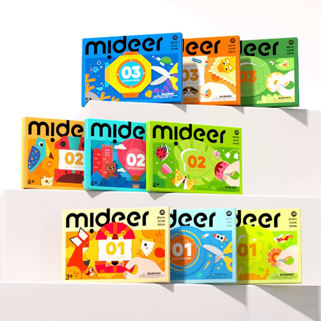 Mideer Level Up Brain Gamebook - Let's Stick Level 3 gift toy for kids in Kuwait