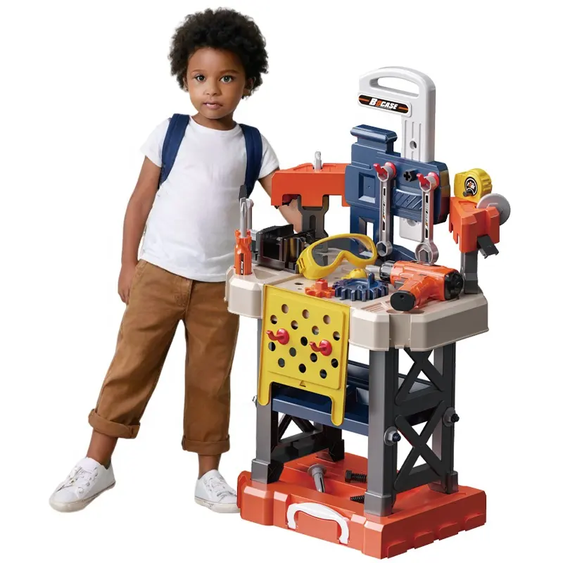 Kids Tool Bench Set With Electric Toy Drill-78pcs