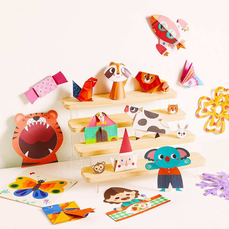 Mideer Level Up Brain Gamebook - Let's Cut Paper Level 1 gift toy for kids in Kuwait