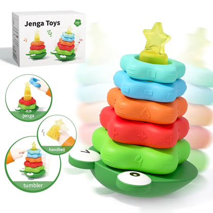 Stack Toy Tumbler Frog
