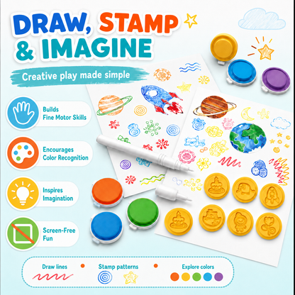 Magic Brush Mess-Free Drawing Mat – Coloring & Painting Toy for Kids