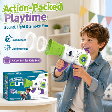 Fog Blaster Gun Toy with Lights & Sound Effects for Kids