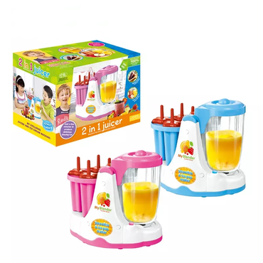 Diy 2 In 1 Juicer And Ice Lolly Machine Pink