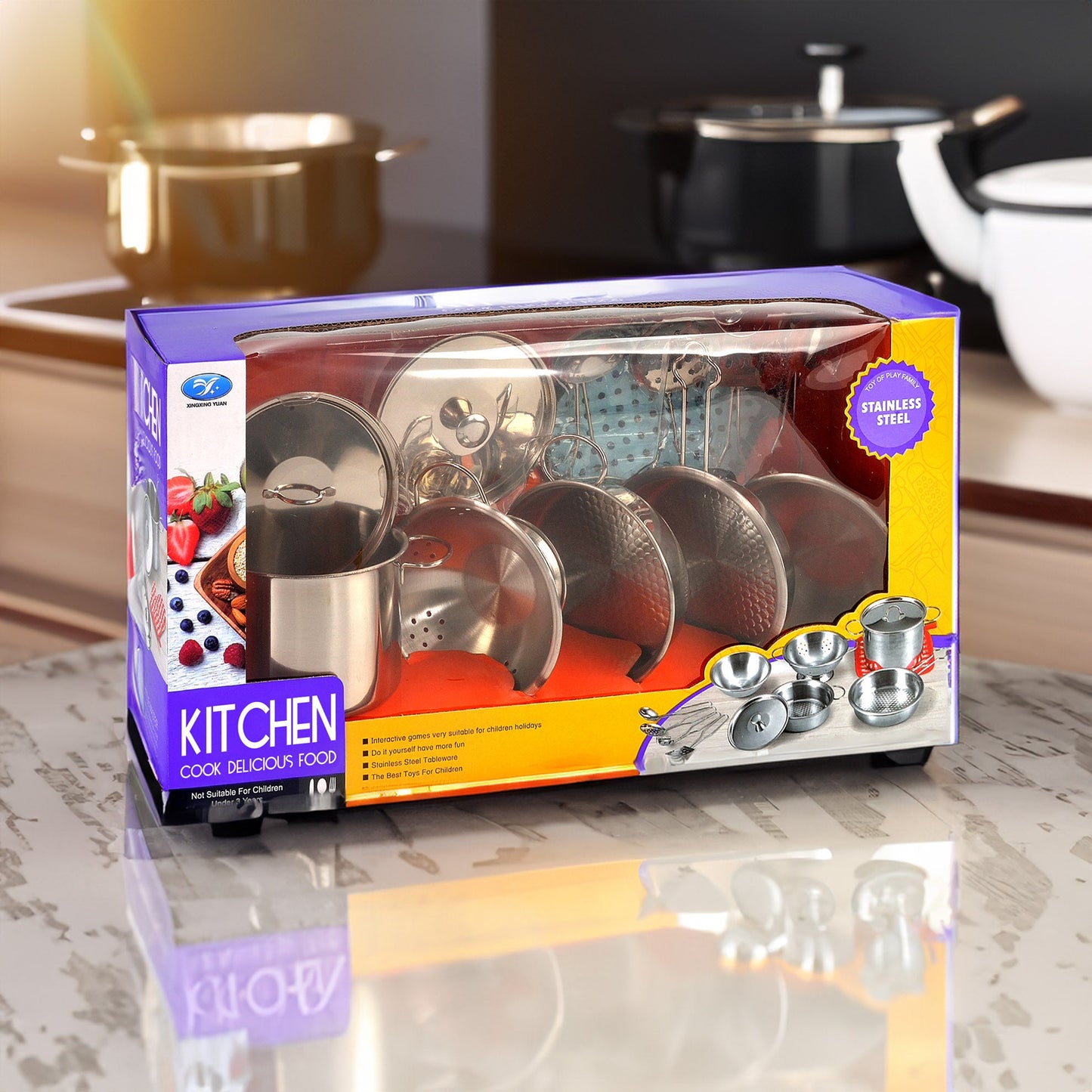 Stainless Kitchen Set  For Delicious Food