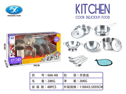 Stainless Kitchen Set  For Delicious Food