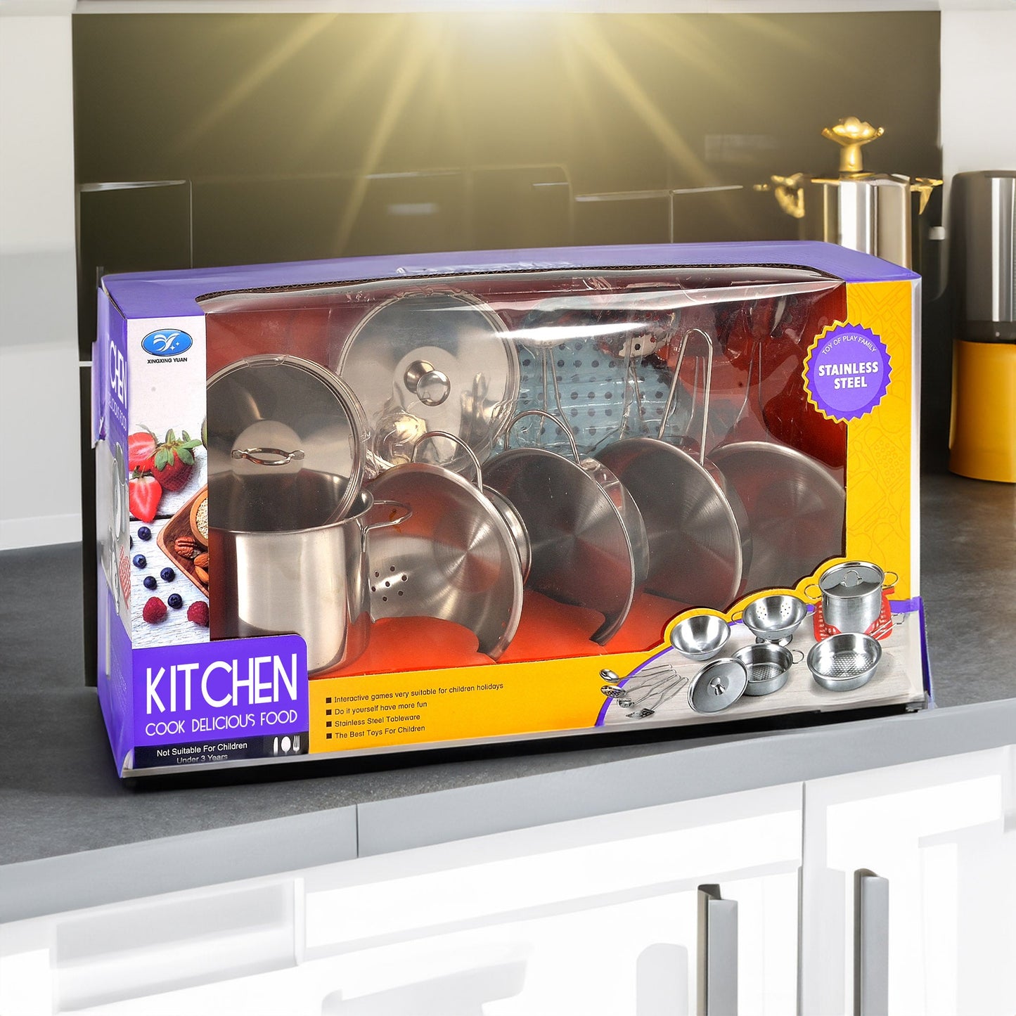 Stainless Kitchen Set  For Delicious Food