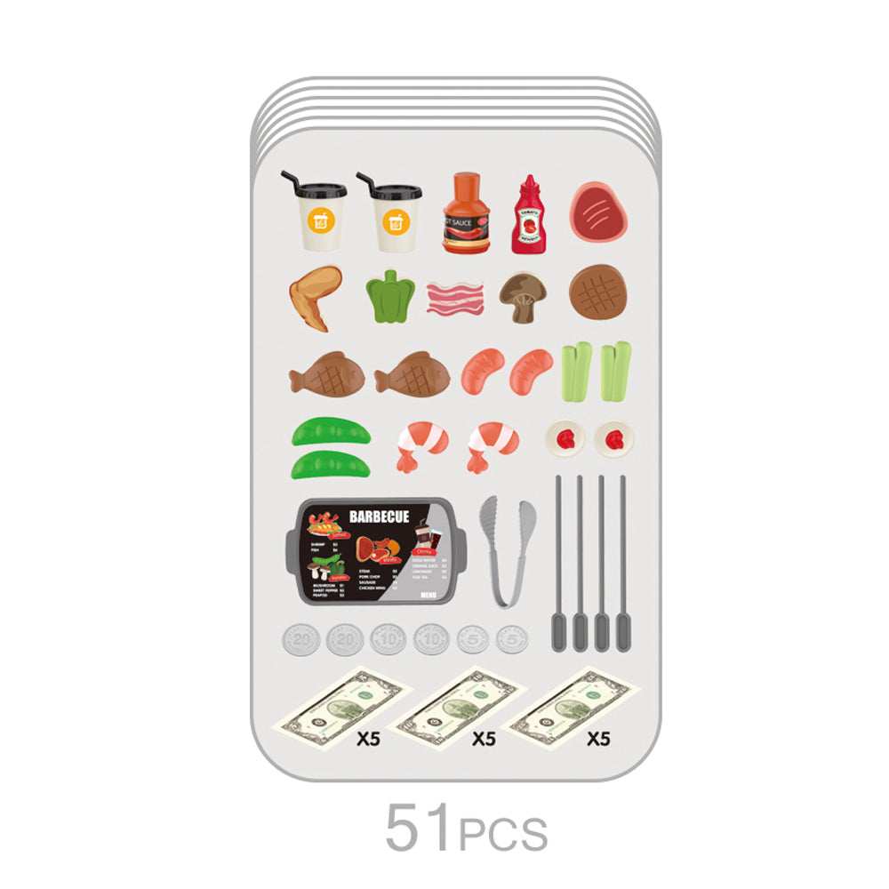 Interactive Kids BBQ Kitchen Playset gift toy in Kuwait