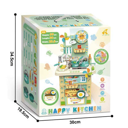 69 cm Kids Kitchen Playset – Pretend Cooking Set in Kuwait