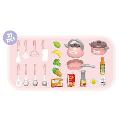Kids Kitchen Playset for Kids 69 CM - Pink online toy store product in Kuwait