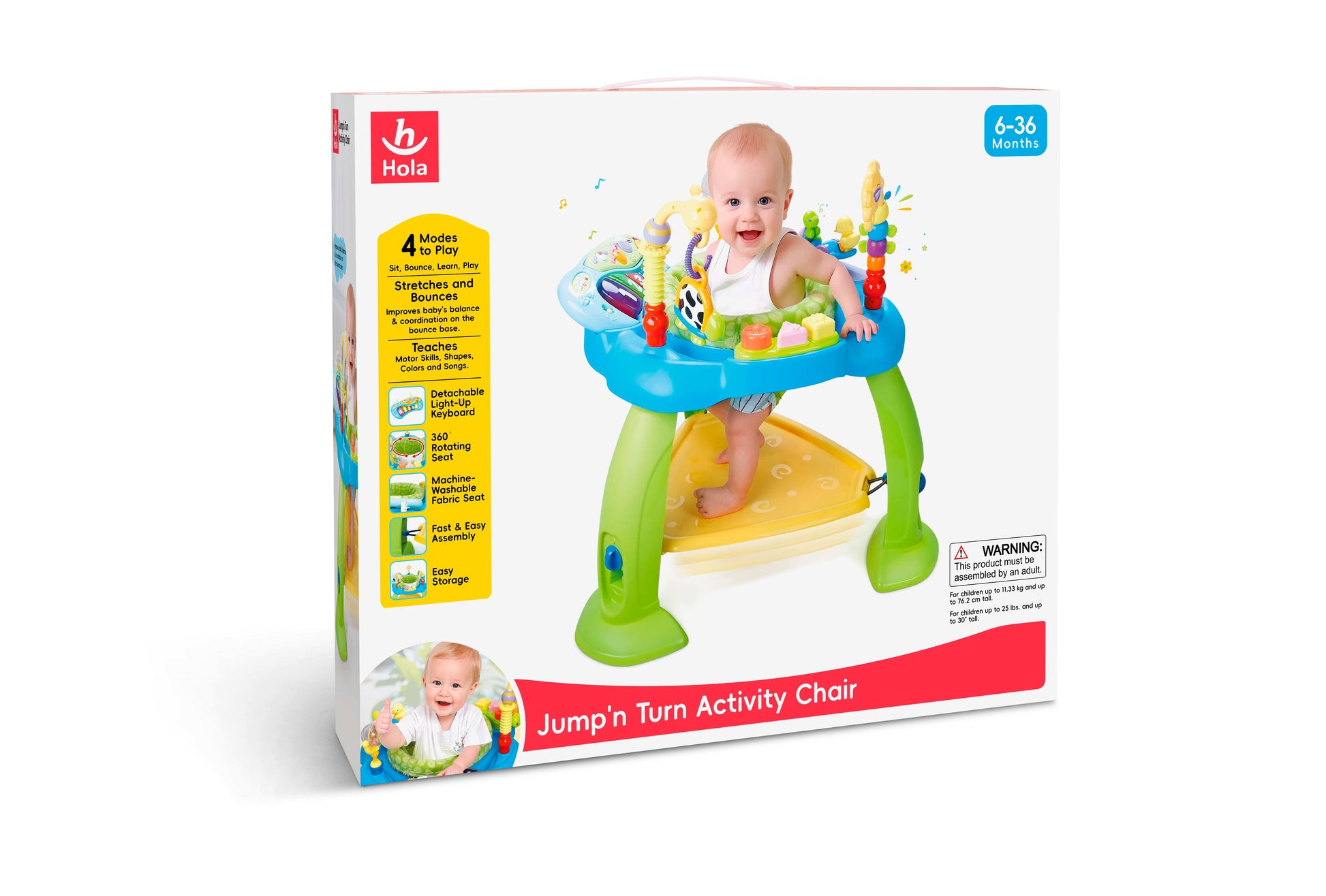 Hola Jump 'n Turn Activity Chair for kids in Kuwait