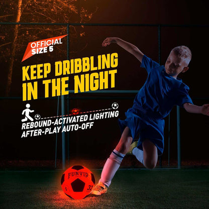 Light Up Soccer Ball – Glow in the Dark online toy store product in Kuwait