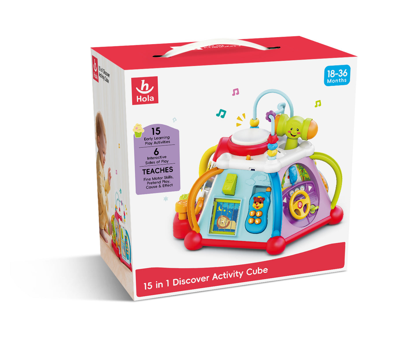 Hola Activity Pyramid with Music and Light