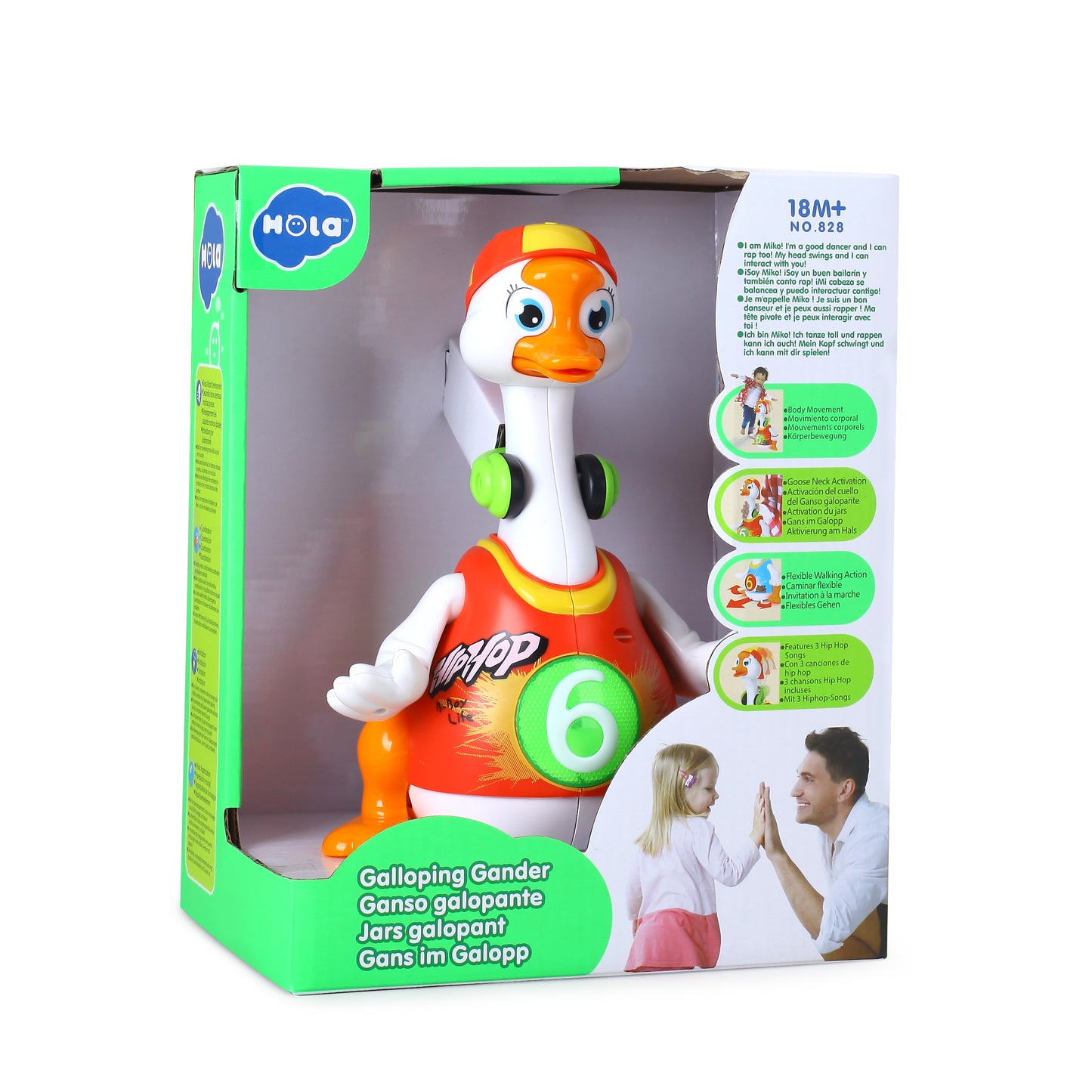 Hola Dancing Baby Waddling Goose - Red