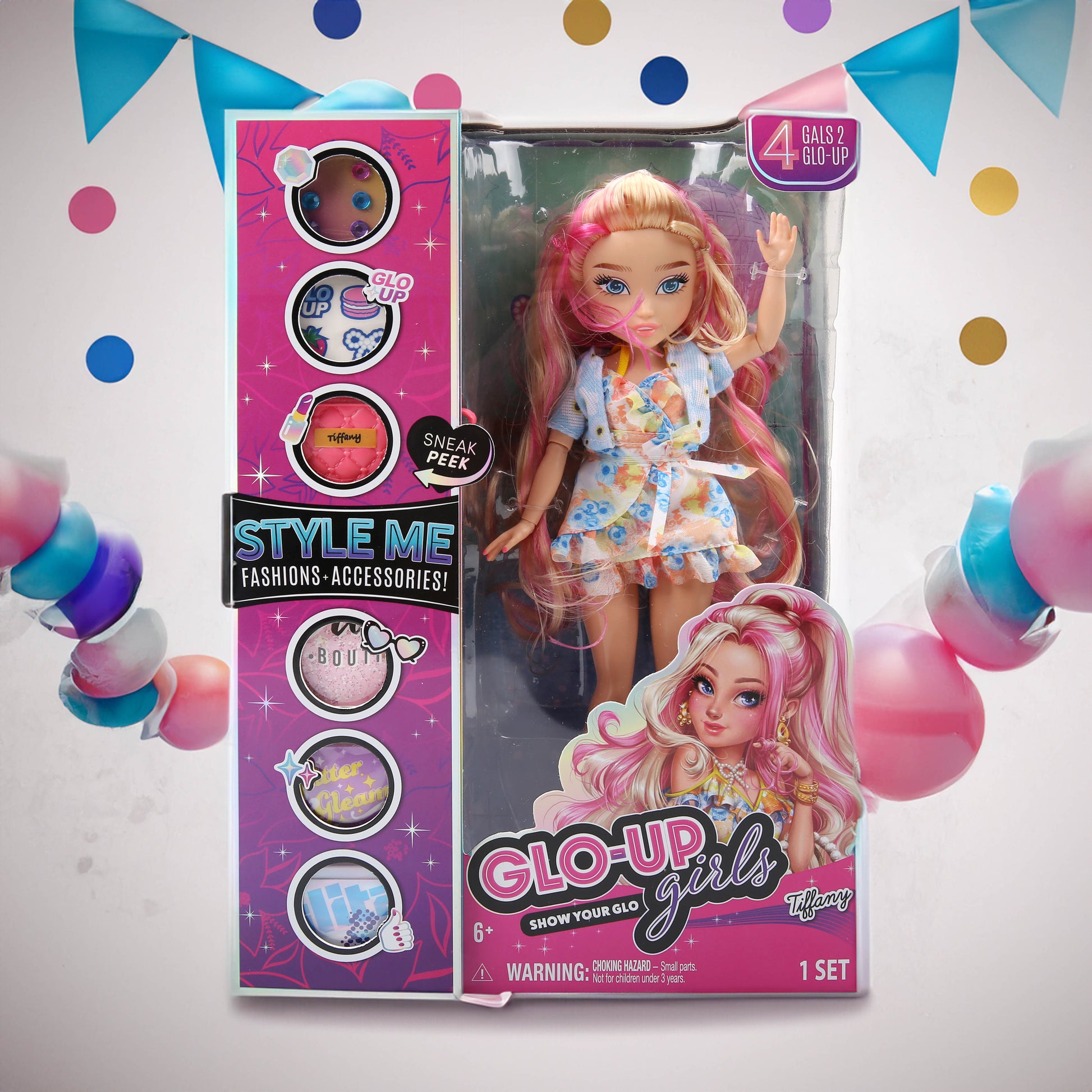 Glo-Up Girl Doll W2 - Tiffany - #toys for girls Kuwait# - #toys for girls 5 years old Kuwait# - #toys for girls 6 years old Kuwait# - #toys for girls 7 years old Kuwait#