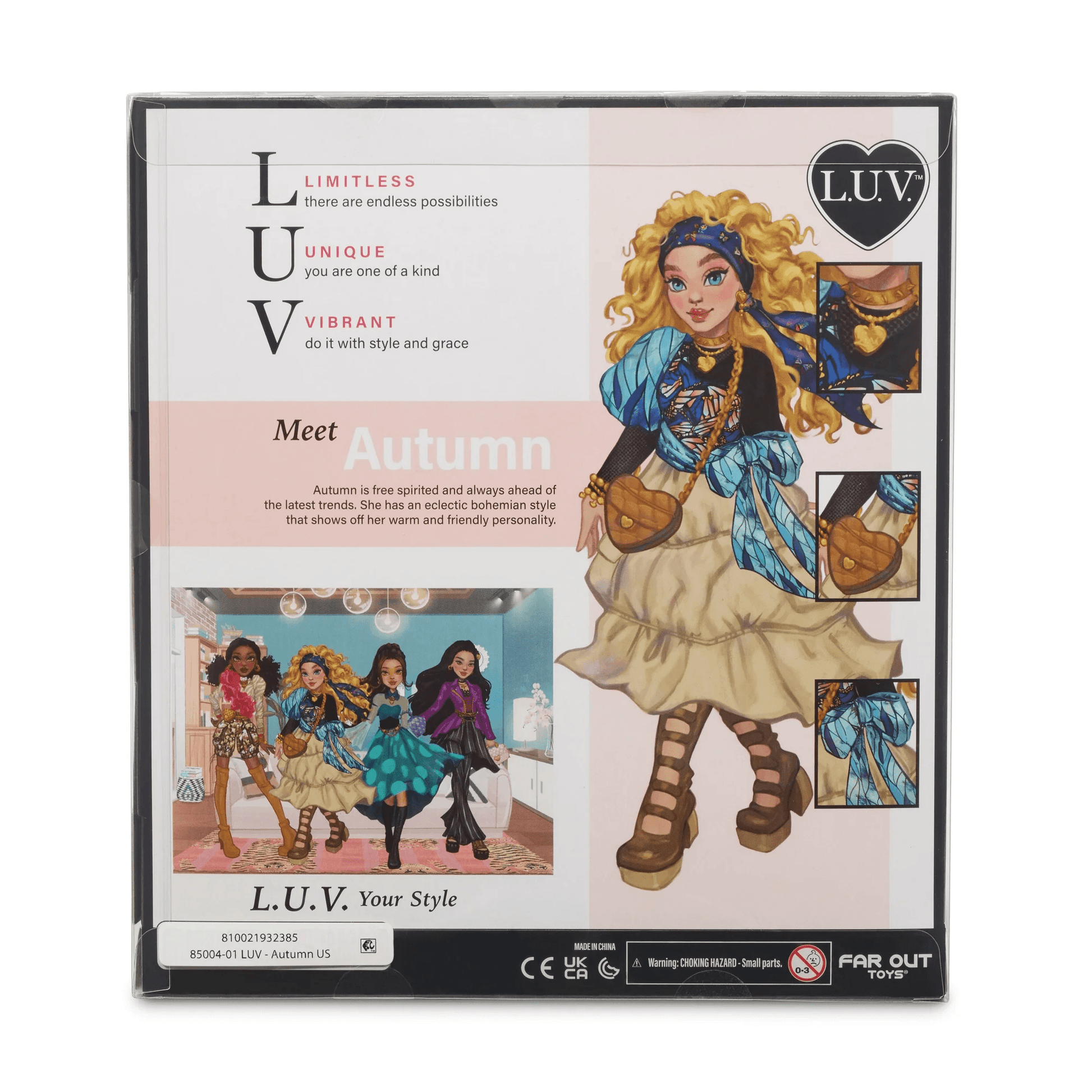 Autumn US Premium Fashion Doll gift toy for kids in Kuwait